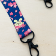 Load image into Gallery viewer, Cherry Blossom Babee Lanyard by Fat Rabbit Farm