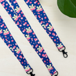 Load image into Gallery viewer, Cherry Blossom Babee Lanyard by Fat Rabbit Farm