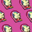 Load image into Gallery viewer, Rainbow Road Vinyl Sticker by Fat Rabbit Farm