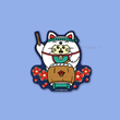 Load image into Gallery viewer, Lucky Taiko Vinyl Sticker