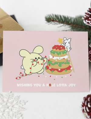 A Hole Lot of Joy Greeting Card