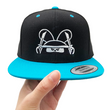 Load image into Gallery viewer, Ninja Time! Snapback Hat Specialty Made to Order by Fat Rabbit Farm