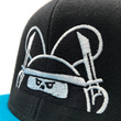 Load image into Gallery viewer, Ninja Time! Snapback Hat Specialty Made to Order by Fat Rabbit Farm