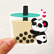 Load image into Gallery viewer, Boba Love Vinyl Sticker by Pandi the Panda
