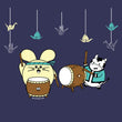 Load image into Gallery viewer, 千羽鶴太鼓 レディース Tシャツ