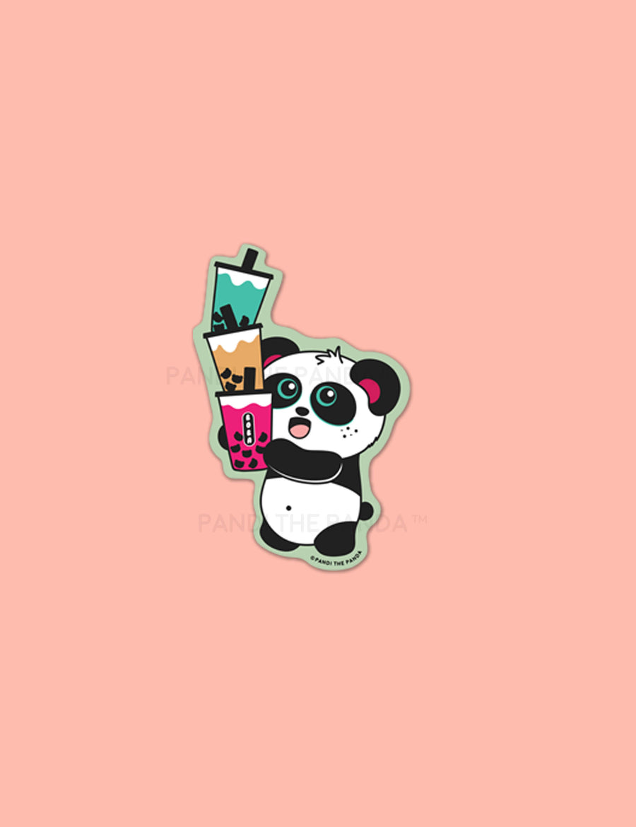 Pandi's Balanced Diet Vinyl Sticker