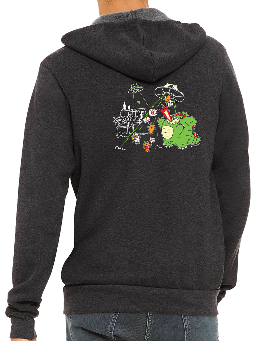 Hall H Abduction Unisex Zip-up Hoodie