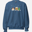 Load image into Gallery viewer, Cozy Holiday Unisex Sweatshirt | INDIGO BLUE

