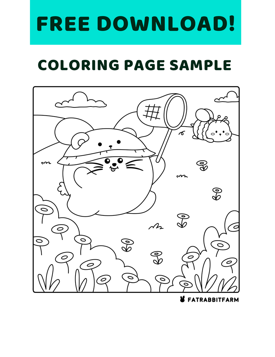 Coloring Book FREE Page Trial