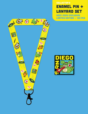 2025 SDCC Collector's Pin & Lanyard Set