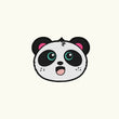 Load image into Gallery viewer, Pandi Smile Embroidered Iron-On Patch
