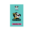 Load image into Gallery viewer, Need Tacos Enamel Pin by Pandi the Panda

