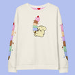 Load image into Gallery viewer, Sweet Escape Unisex cotton sweatshirt | PALE CREAM
