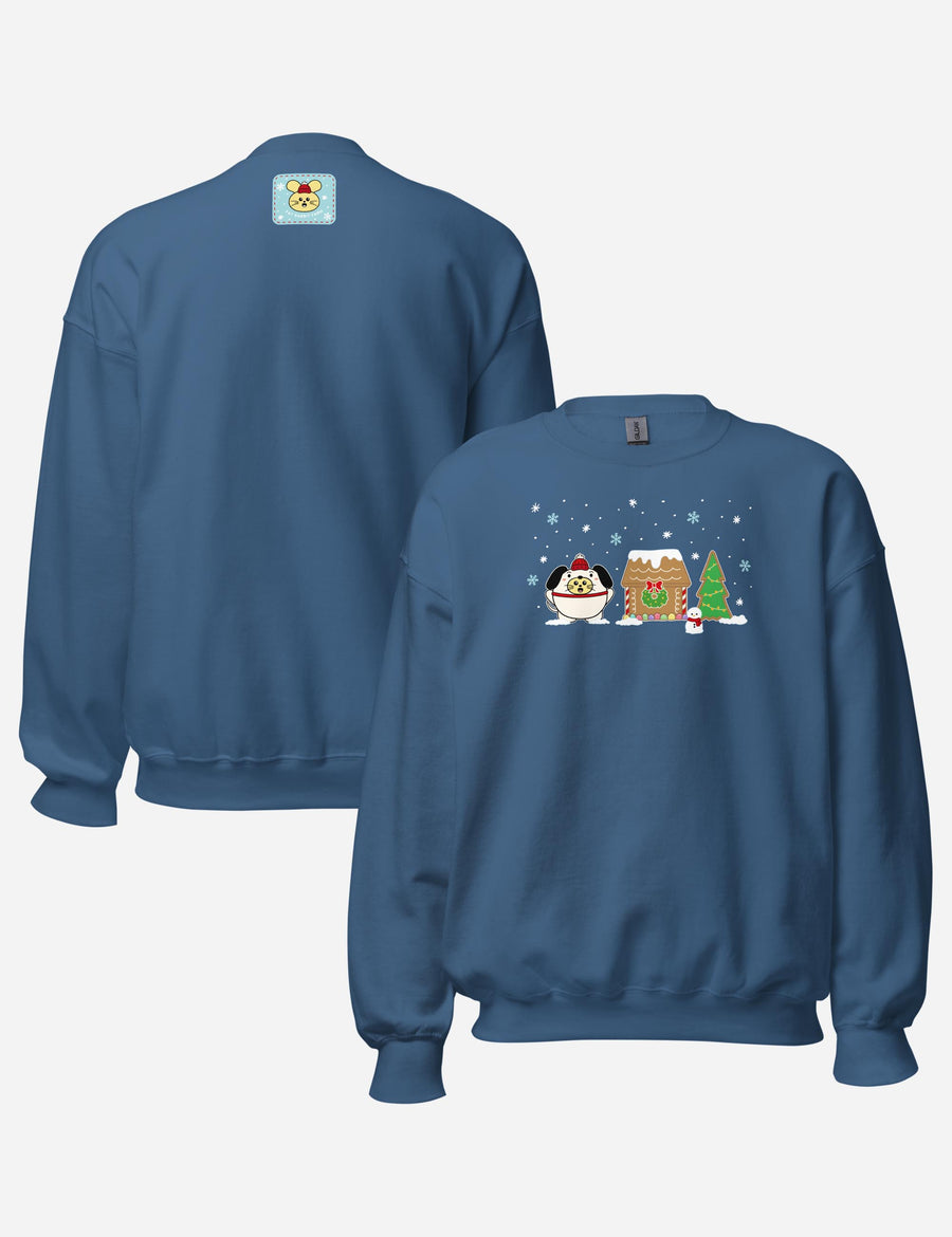 Cozy Holiday Unisex Sweatshirt | INDIGO BLUE