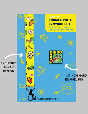 2025 SDCC Collector's Pin & Lanyard Set