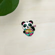 Load image into Gallery viewer, Sakura Ramen Enamel Pin by Pandi the Panda
