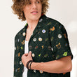 Load image into Gallery viewer, Galactic Donuts Unisex button shirt | BLACK
