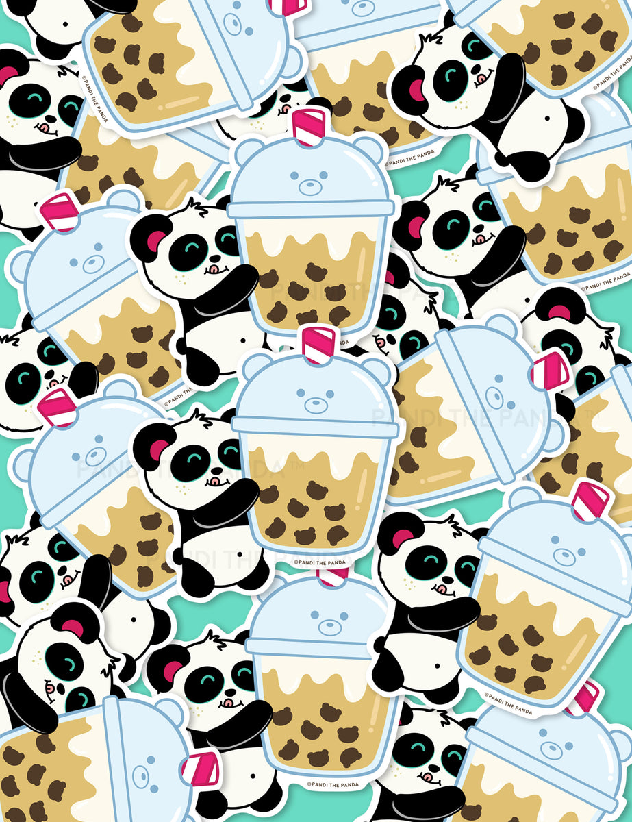 Beary Big Boba Vinyl Sticker – Fat Rabbit Farm