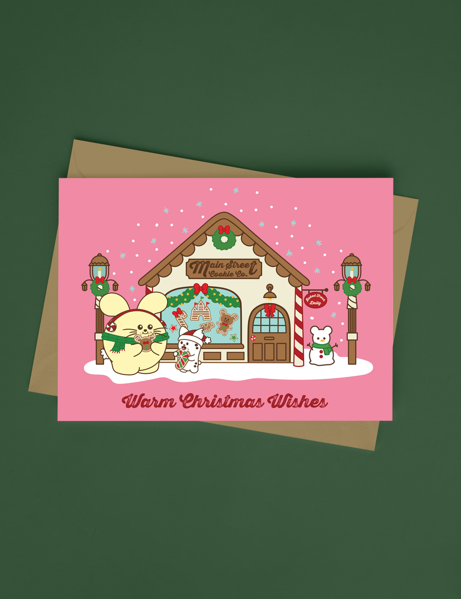 Warm Christmas Wish Greeting Card