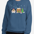 Load image into Gallery viewer, Cozy Holiday Unisex Sweatshirt | INDIGO BLUE
