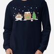 Load image into Gallery viewer, Cozy Holiday Unisex Sweatshirt | NAVY
