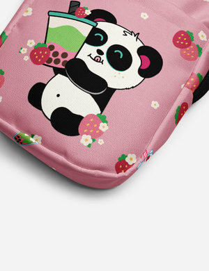 Pandi Strawberry Matcha Utility Crossbody Bag
