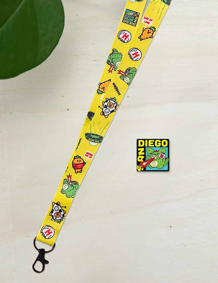 2025 SDCC Collector's Pin & Lanyard Set