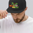 Mag-load ng larawan sa viewer ng Gallery, Hall H Monster Embroidered Hat | BLACK
