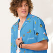 Load image into Gallery viewer, Hall H Monster Unisex button shirt | BLUE
