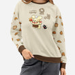 Load image into Gallery viewer, Babee&#39;s Bakery Unisex cotton sweatshirt | CREAM/BROWN
