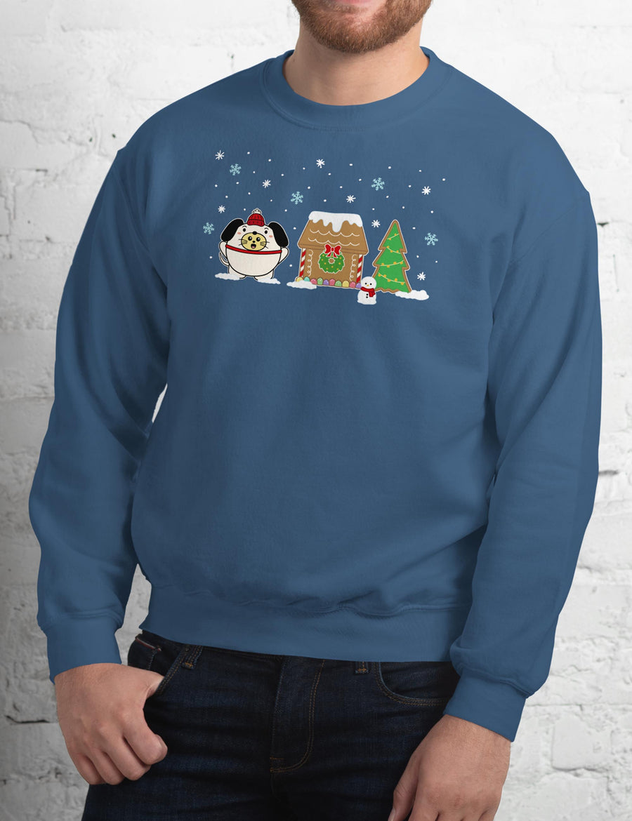 Cozy Holiday Unisex Sweatshirt | INDIGO BLUE