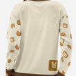 Load image into Gallery viewer, Babee&#39;s Bakery Unisex cotton sweatshirt | CREAM/BROWN
