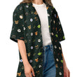Load image into Gallery viewer, Galactic Donuts Unisex button shirt | BLACK
