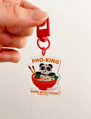Pho-King Done with Today Acrylic Keychain