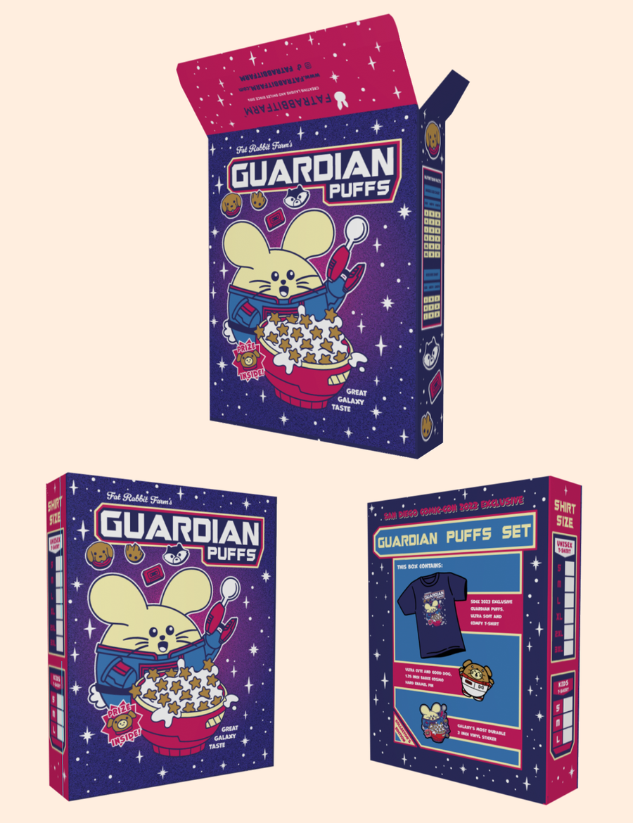 Set ng Guardian Puffs Cereal Box