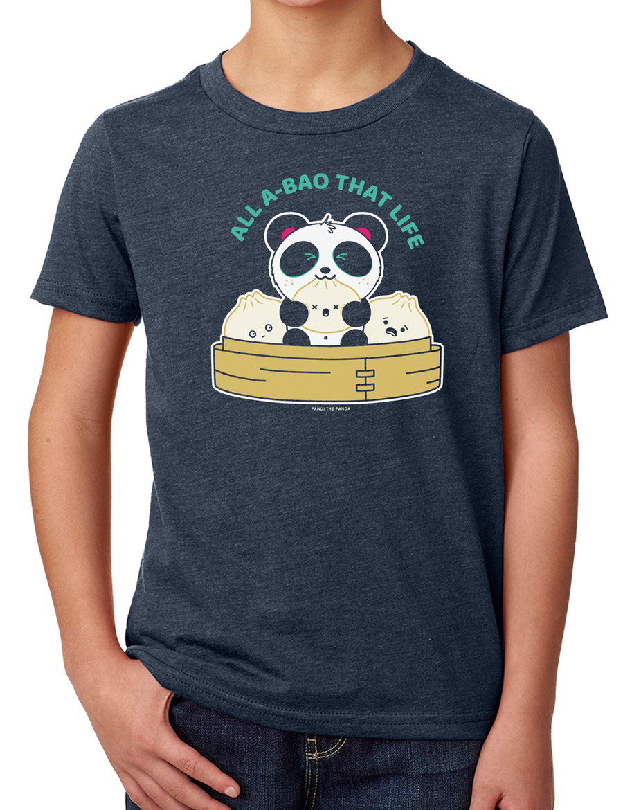 Bao Life Kid’s T-shirt by Pandi the Panda