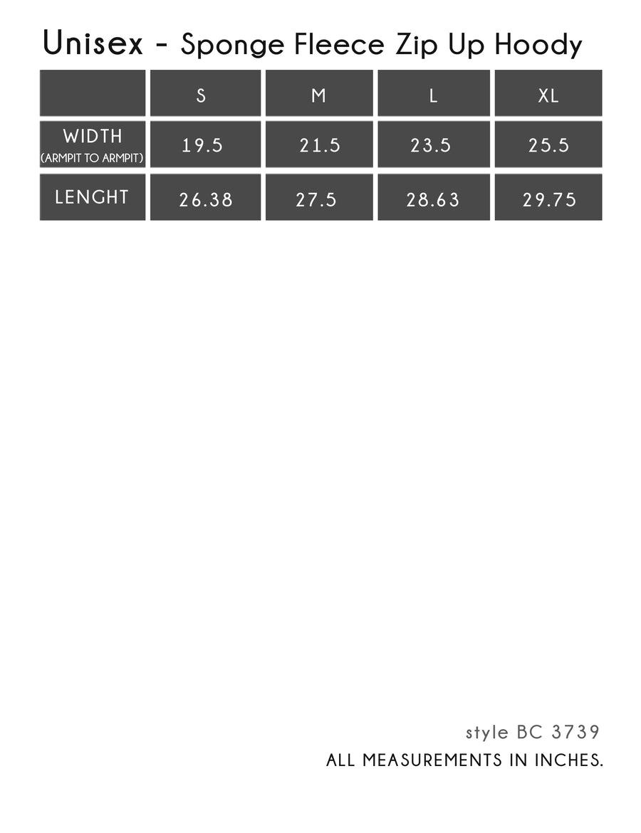 Desserts Await Unisex Zip-up Hoodie | DARK GRAY