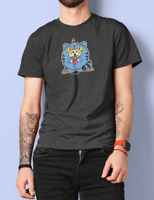 Derpy Tiger Babee Unisex T-Shirt (Charcoal Edition)