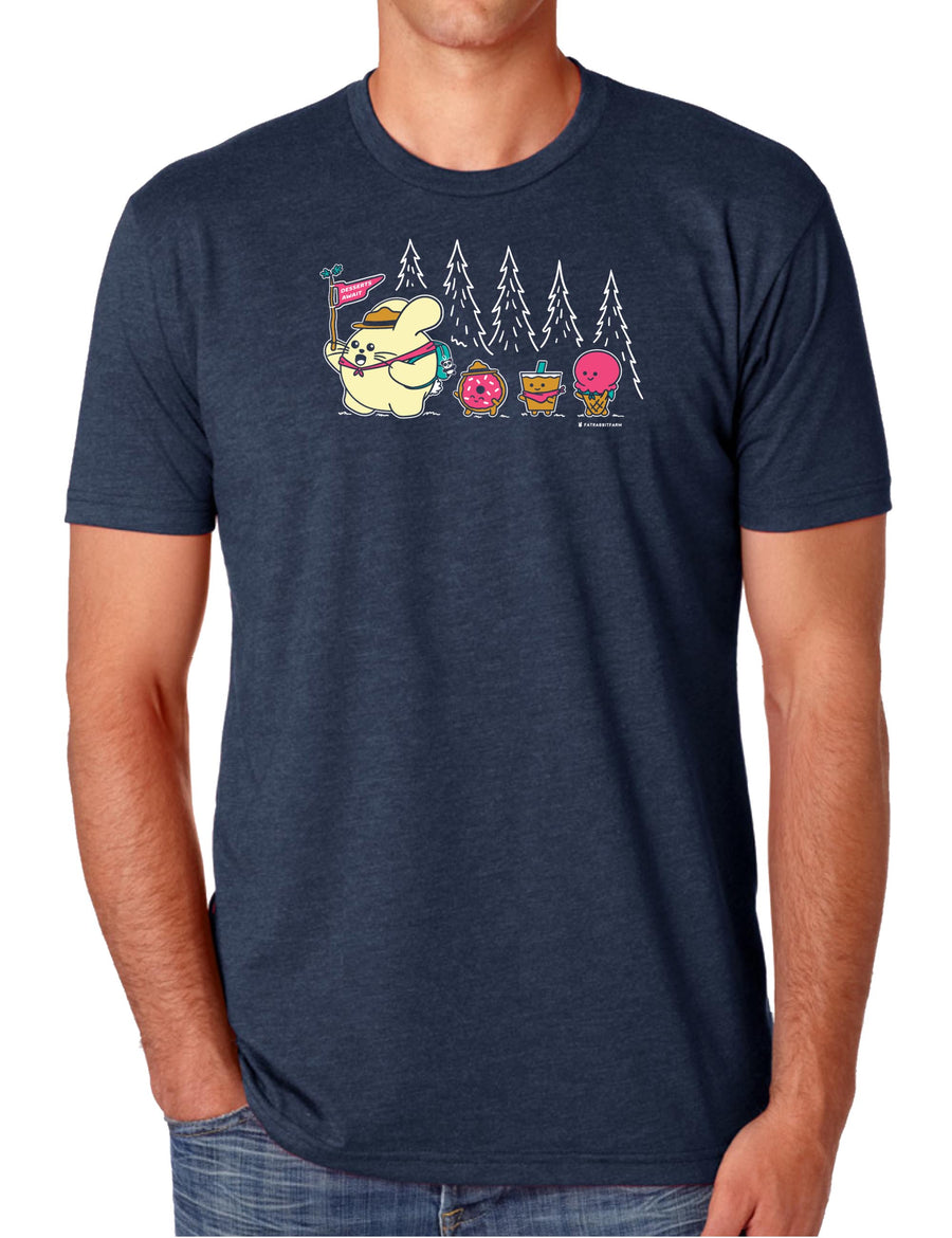 Dessert Awaits Unisex T-Shirt | HEATHER NAVY