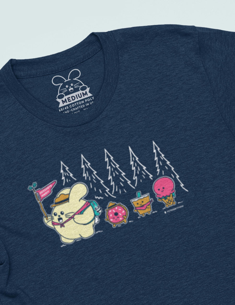 Dessert Awaits Unisex T-Shirt | HEATHER NAVY