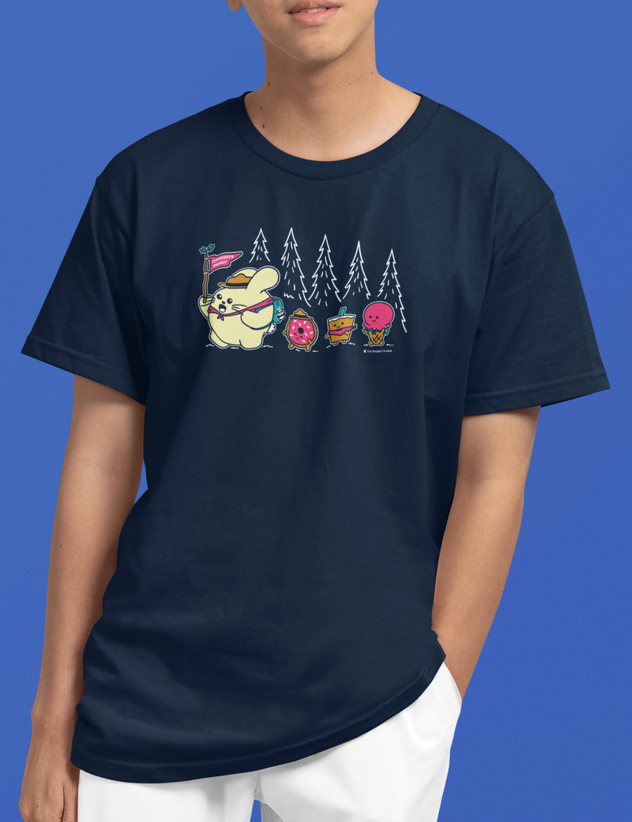 Dessert Awaits Unisex T-Shirt | HEATHER NAVY