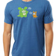 Load image into Gallery viewer, I&#39;m A Dinosaur Unisex T-Shirt | HEATHER COOL BLUE
