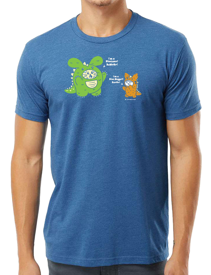 I'm A Dinosaur Unisex T-Shirt | HEATHER COOL BLUE