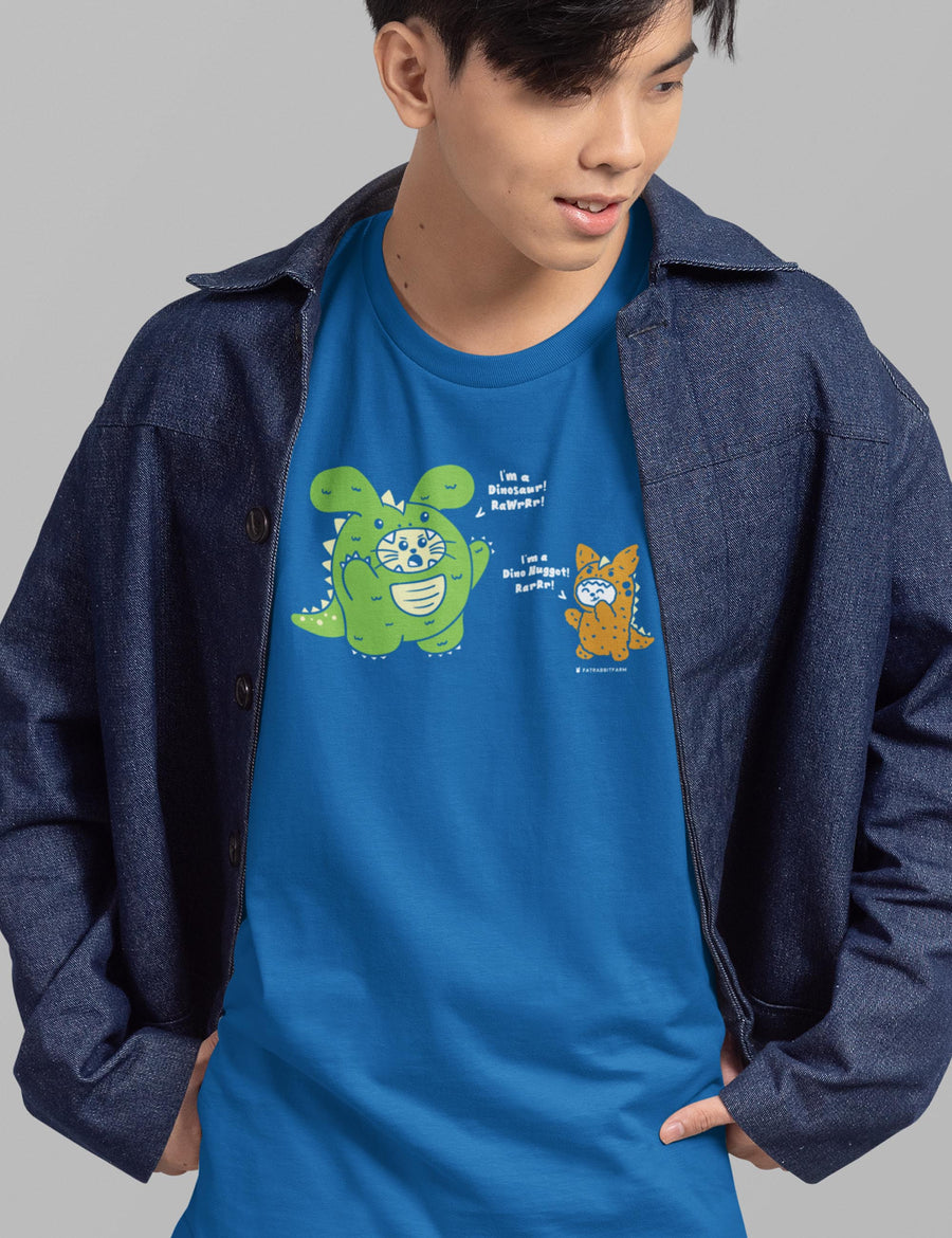 I'm A Dinosaur Unisex T-Shirt | HEATHER COOL BLUE