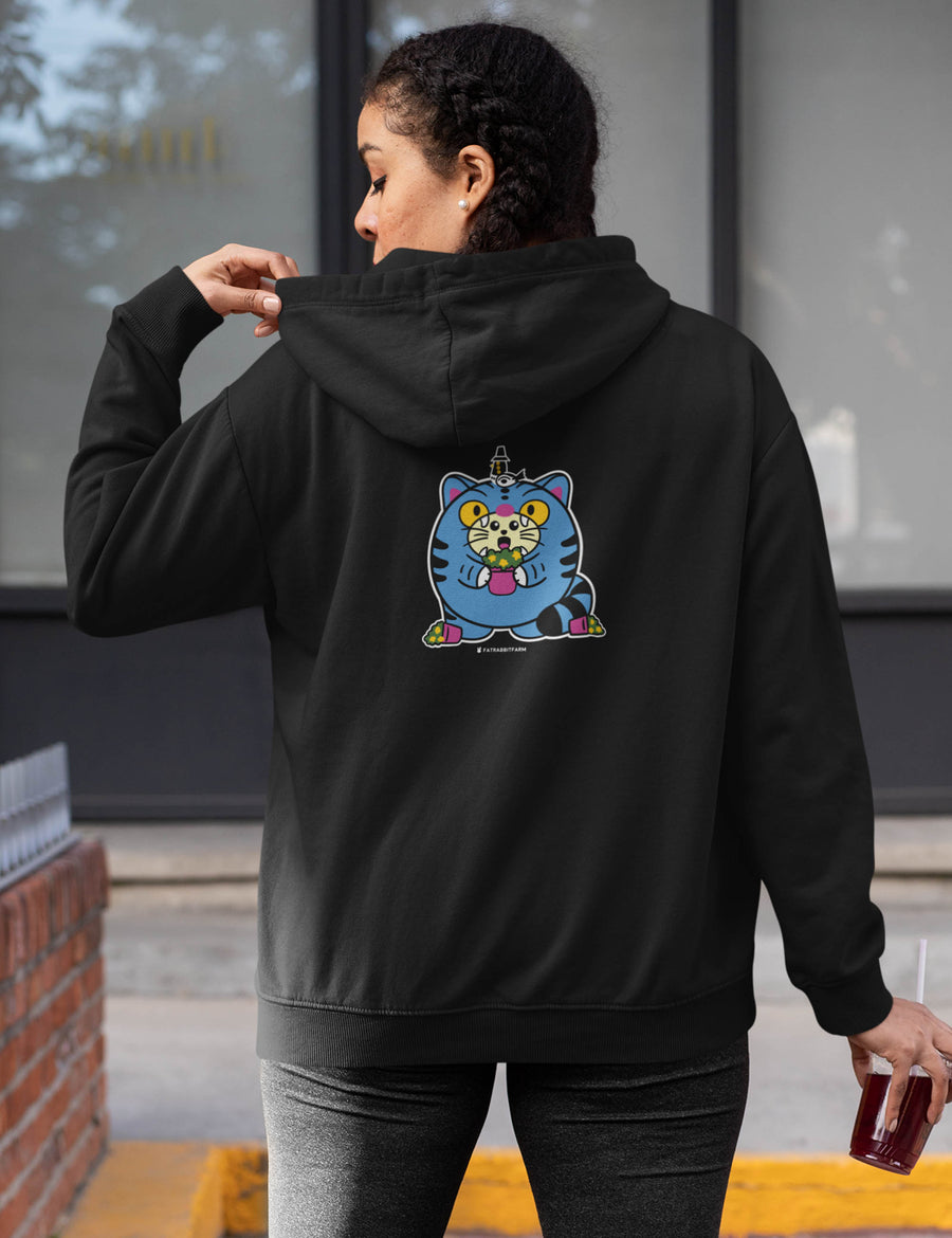 Derpy Tiger Babee Unisex Zip-up Hoodie