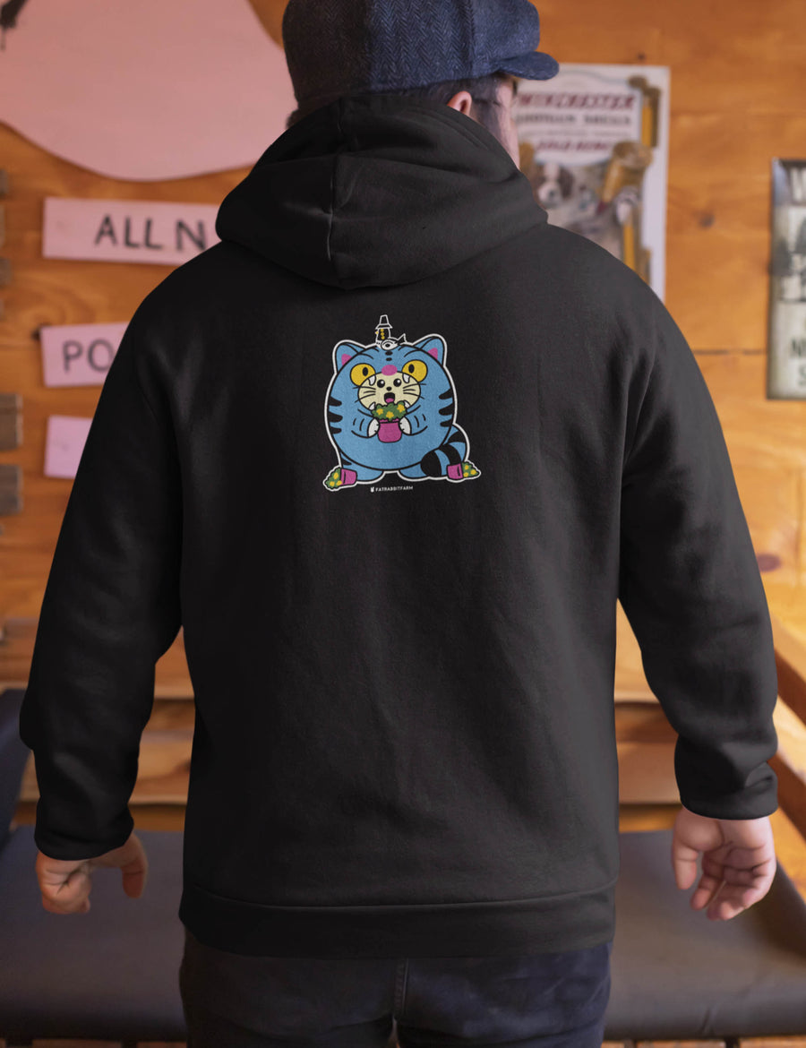 Derpy Tiger Babee Unisex Zip-up Hoodie