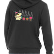 Load image into Gallery viewer, Desserts Await Unisex Zip-up Hoodie | DARK GRAY
