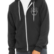 Load image into Gallery viewer, Desserts Await Unisex Zip-up Hoodie | DARK GRAY
