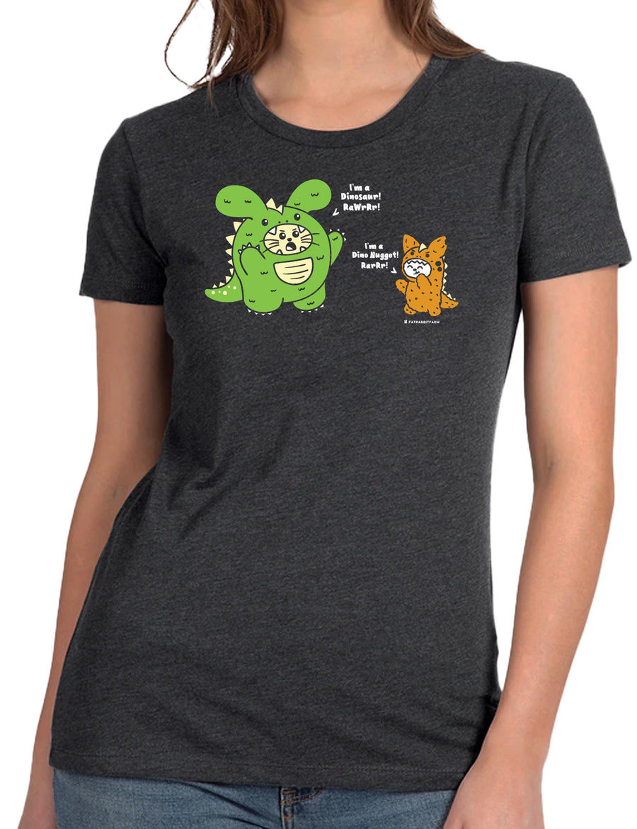 I'm a Dinosaur Women's T-Shirt | HEATHER CHARCOAL