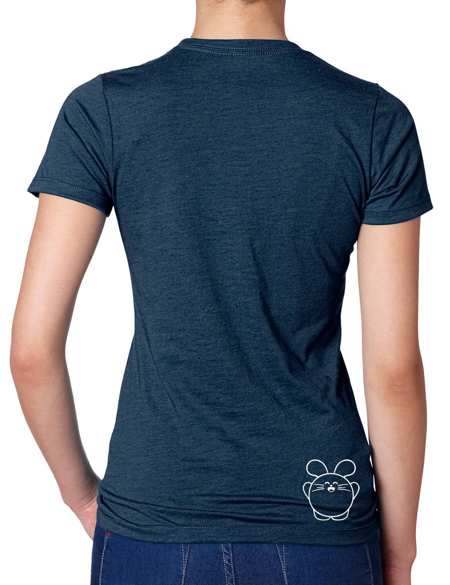 Desserts Await Women's T-Shirt | HEATHER NAVY